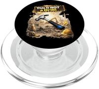 This is Not a Drill Construction Humour Hard Hat Workers PopSockets PopGrip pour MagSafe