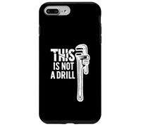 This is Not A Drill Funny Daddy Pipe Wrench Cool Humor Coque pour iPhone 7 Plus/8 Plus