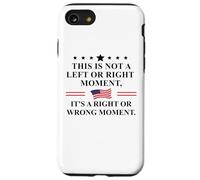This is Not a Left Or Right Moment It's a Right Wrong Moment Coque pour iPhone SE (2020) / 7/8