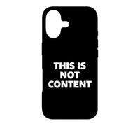 This is Not Content Coque pour iPhone 17