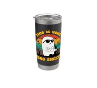 This Is Some Boo Sheet Groovy Ghost Lunettes de soleil Halloween Gobelet isotherme en acier inoxydable double paroi