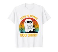 This is Some Boo Sheet Retro Cute Ghost Lunettes de Soleil Halloween T-Shirt Graphique avec Valeur