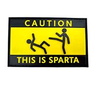 This is Sparta Airsoft Paintball PVC Moral Cosplay Patch