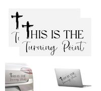 This is the Turning Point Charlie Kirk Sticker, Charlie Kirk Tribute Sticker, Vinyl Decal for Laptop Tumbler - Courage, Conviction, Country