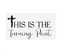 This is the Turning Point Charlie Kirk Sticker, Charlie Kirk Tribute Sticker, Vinyl Decal for Laptop Tumbler - Courage, Conviction, Country
