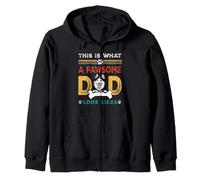 This is What A Pawsome Dad Look Likes Siberian Husky Dog Dad Sweat à Capuche