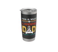 This Is What A Pawsome Dad Look Likes St Bernard Dog Dad Gobelet isotherme en acier inoxydable double paroi