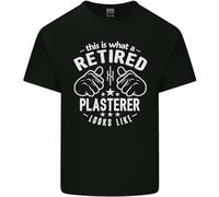 This is What a Retired Plasterer Mens Cotton T-Shirt Tee Top