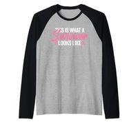 This is What A Survivor Looks Like Ruban Rose Manche Raglan