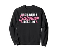 This is What A Survivor Looks Like Ruban Rose Sweatshirt