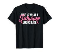 This is What A Survivor Looks Like Ruban Rose T-Shirt
