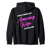 This is What an Amazing Wife Looks Like - Funny Sarcastic Sweat à Capuche