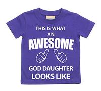 This is what AN Awesome Dieu Fille Looks Like Violet T-shirt bébé tout-petit enfants Disponible en tailles 0-6 mois à 14-15 ans violet violet 3-4 ans