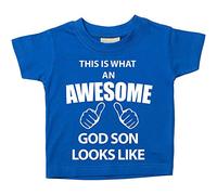 This is what AN Awesome Dieu son fils Looks Like Bleu T-shirt bébé tout-petit enfants Disponible en tailles 0-6 mois à 14-15 ans bleu bleu 3-4 ans