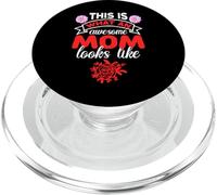This is What an Awesome Mom Looks Like Mothers Day for Mommy PopSockets PopGrip pour MagSafe