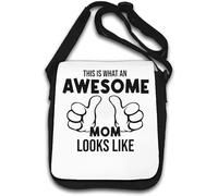 This Is What An Awesome Mom Looks Like Sac à bandoulière Blanc