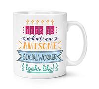 This Is What An Awesome Social Travailleur Looks Like 10 oz Tasse