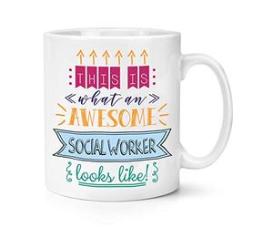 This Is What An Awesome Social Travailleur Looks Like 10 oz Tasse