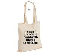 This Is What An Awesome Uncle Looks Like Cotton Tote Bag