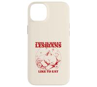 This is What Lesbians Like to Eat (Drôle) (Cute Cat Graphic) Coque pour iPhone 14 Plus
