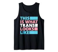 This Is What Trans Looks Like Outfit Drapeau transgenre Débardeur