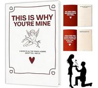 This is why you are mine - Livre souvenir pour couples, journal de couple pour écrire vos propres histoires, souvenirs et moments palpitants, cadeau significatif pour votre petit ami bien-aimé (A)