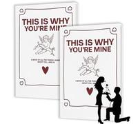 This is why you are mine - Livre souvenir pour les couples, les souvenirs et les moments palpitants, cadeau significatif pour votre petit ami bien-aimé, petite amie, manuel de mémoire d'amour