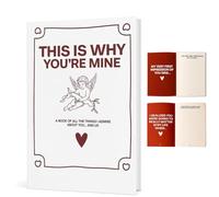 This is why you are mine - Livre souvenir pour les couples, les souvenirs et les moments palpitants, cadeau significatif pour votre petit ami bien-aimé, petite amie, manuel de mémoire d'amour