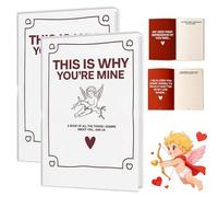 This Is Why You're Mine - Livre souvenir pour couples pour écrire votre histoire, livre souvenir romantique pour anniversaires, mariages et cadeau de Saint-Valentin, pour petit ami, petite amie, mari
