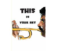 This Is Your Art: Minimalist Sketchbook for Creative Expression | 100 Blank Pages | Large Drawing Journal