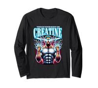 This Is Your Body On Creatine Funny Meme Gym Haltérophilie Manche Longue