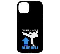 This Kid is Now A Blue Belt Karaté Arts Martiaux Garçon Coque pour iPhone 15 Plus
