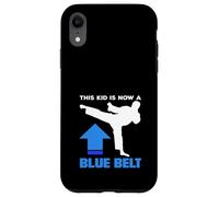 This Kid is Now A Blue Belt Karaté Arts Martiaux Garçon Coque pour iPhone XR