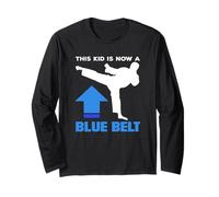 This Kid is Now A Blue Belt Karaté Arts Martiaux Garçon Manche Longue
