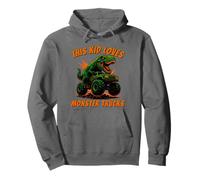 This Kid Loves Monster Trucks | Graphique Amusant de Camion T-Rex Sweat à Capuche