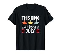 This King Was Born - July Birthday T-Shirt