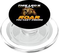 This Leo's GOT A Roar You Can't Ignore PopSockets PopGrip pour MagSafe