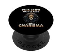 This Leo's GOT Claws and Charisma PopSockets PopGrip Adhésif