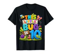 This Little Bug is 10 Years Old Insect 10th Birthday Party T-Shirt