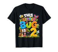 This Little Bug is 2 Years Old Insect 2nd Birthday Party T-Shirt