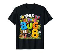 This Little Bug is 8 Years Old Insect 8th Birthday Party T-Shirt