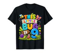 This Little Bug is 9 Years Old Insect 9th Birthday Party T-Shirt