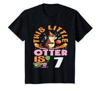 This Little Otter is 7 Adorable septième Anniversaire T-Shirt
