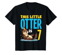 This Little Otter is 7 Adorable septième Anniversaire T-Shirt