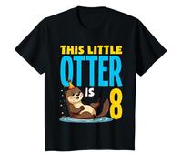 This Little Otter is 8 Adorable huitième Anniversaire T-Shirt