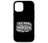 This Mama Comes with A Minivan Soccer Practice Covoiturage Mom Coque pour iPhone 12/12 Pro