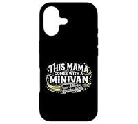 This Mama Comes with A Minivan Soccer Practice Covoiturage Mom Coque pour iPhone 17