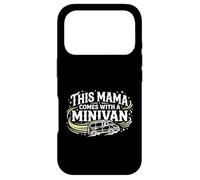 This Mama Comes with A Minivan Soccer Practice Covoiturage Mom Coque pour iPhone 17 Pro