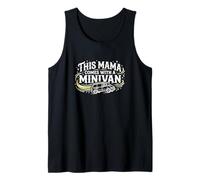 This Mama Comes with A Minivan Soccer Practice Covoiturage Mom Débardeur
