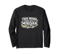 This Mama Comes with A Minivan Soccer Practice Covoiturage Mom Manche Longue